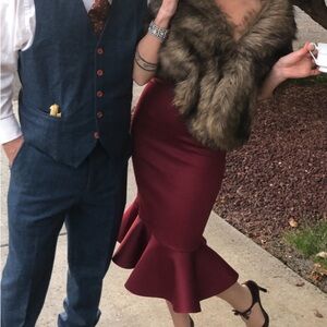 Bodycon mermaid midi